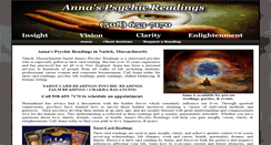Desktop Screenshot of annaspsychicreadings.com